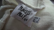 Load image into Gallery viewer, Princess Polly White Linen Boho Mini Dress sz2
