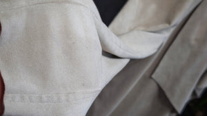 Meg & Margot Tan Faux Suede Asymmetrical Jacket MD