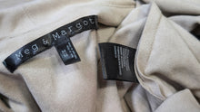 Load image into Gallery viewer, Meg &amp; Margot Tan Faux Suede Asymmetrical Jacket MD

