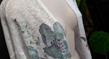 Load image into Gallery viewer, Eclipse Sheer Mesh Floral Cottagecore Cardigan LG

