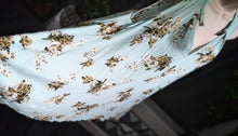 Load image into Gallery viewer, Free People Blue Floral Tunic Tank Top SM-MD
