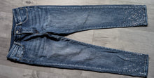 Load image into Gallery viewer, Alison Sheri Rhinestone Embellished Denim Jeans LG
