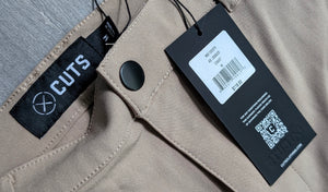 CUTS Tan Coast Jogger Pants MD NWT