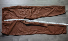 Load image into Gallery viewer, Signature Reitmans Brown Faux Leather Pants Sz14
