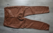 Load image into Gallery viewer, Signature Reitmans Brown Faux Leather Pants Sz14
