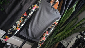 Mandarin & Co. Floral Hawaiian Beach Top XS