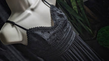 Load image into Gallery viewer, Wild Skye Black Boho Lace Maxi Dress XS
