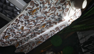 Vince Camuto Viscose Floral Sheer Cover Up Shawl Poncho O/S