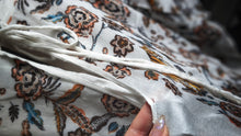 Load image into Gallery viewer, Vince Camuto Viscose Floral Sheer Cover Up Shawl Poncho O/S
