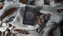 Load image into Gallery viewer, Vince Camuto Viscose Floral Sheer Cover Up Shawl Poncho O/S
