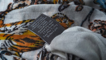 Load image into Gallery viewer, Vince Camuto Viscose Floral Sheer Cover Up Shawl Poncho O/S
