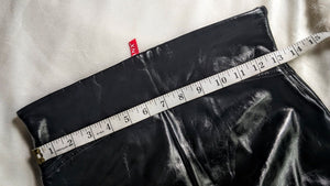 Spanx Black Patent Leather Leggings SM-MD