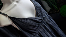Load image into Gallery viewer, Xhilaration Black Boho Side Slit Beach Cover Up Dress XL
