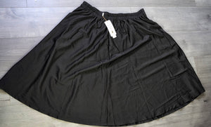 Belle Poque Black Midi Circle Skirt 3XL NWT