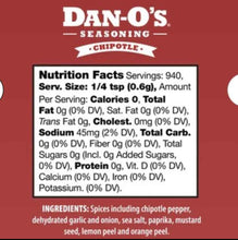 Load image into Gallery viewer, Danos Chipotle Low Sodium Seasoning
