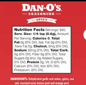 Danos Spicy Low Sodium Seasoning