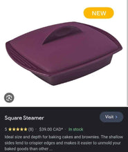 Load image into Gallery viewer, Purple Epicure Silicone Multipurpose Steamers 2pc
