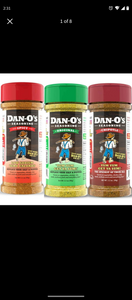 Dan-O's LOW SODIUM Grill BBQ Seasonings 3pk