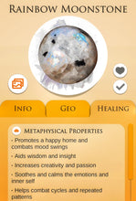 Load image into Gallery viewer, Rainbow Moonstone Crystal Ring
