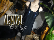 Load image into Gallery viewer, Armani Exchange Sequin Tank Top Tee
