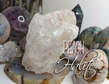 Load image into Gallery viewer, 5&quot; Rare Peach Halite Crystal Cluster
