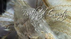 4" Rutilated Rainbow Smokey Quartz Crystal Tower