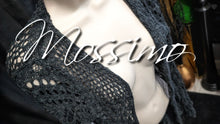 Load image into Gallery viewer, Mossimo Nautical Knit Mesh Cardigan MD
