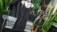 Load image into Gallery viewer, Roxy Black Strappy Dress Cover Up XL
