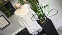 Load image into Gallery viewer, Sun Carl White Boho Beach Cover Up SM-XL

