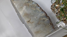 Load image into Gallery viewer, Agate Crystal Bookend w/ Gold Backing
