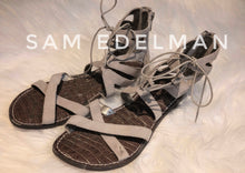 Load image into Gallery viewer, SAM Edelman &quot;KATYA&quot; Suede Strappy Gladiator Sandals sz8
