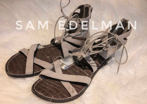 SAM Edelman "KATYA" Suede Strappy Gladiator Sandals sz8