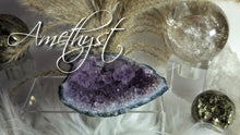 Load image into Gallery viewer, 4&quot; Brazil Amethyst &amp; Agate Crystal Cluster
