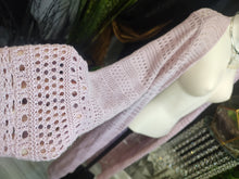 Load image into Gallery viewer, Arpeggio Knitwear Pink Mesh Cardigan Sweater LG
