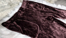 Load image into Gallery viewer, Denver Hayes Brown Fuzzy Faux Fur Pajama Pants XL
