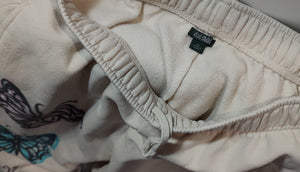 Wild Fable Ivory Butterfly Sweat Pants Joggers MD