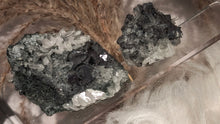Load image into Gallery viewer, Bulgarian Quartz Galena Pyrite Crystals (2pcs)
