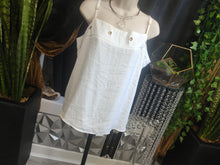 Load image into Gallery viewer, Jennifer Lopez White Grommet Camisole Top XXL NWT
