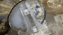 Load image into Gallery viewer, 3&quot; Purple Haze Brazilian Agate Quartz Crystal Slice
