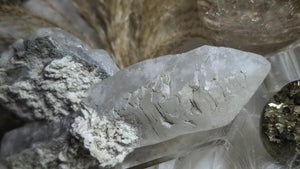 6" Snow Quartz Druzy Crystal Cluster