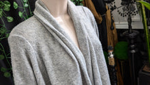 Load image into Gallery viewer, &quot;If it Were Me&quot; Grey Asymmetrical Cardigan Sweater LG-XL
