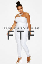 Load image into Gallery viewer, FTF Fashion to Figure White Lace Strapless Pant Jumpsuit 3X
