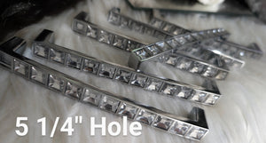 Rhinestone Crystal Bling Handles X5