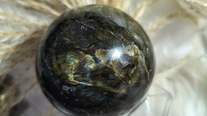 2.5" Labradorite Flash Sphere with Stand