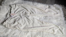 Load image into Gallery viewer, Joyspun White Faux Fur Cable Knit Pants LG
