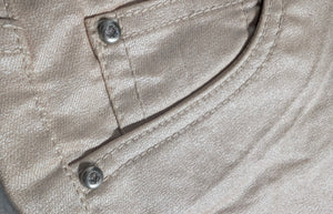 Bel & Bo Champagne Shimmer Jean Pants XL (46/13) NEW