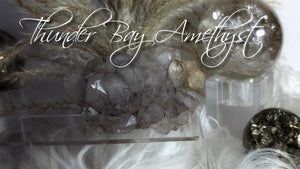 3" Thunder Bay Amethyst Crystal Cluster