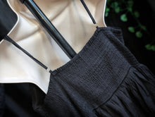 Load image into Gallery viewer, Rebellion Black Lace Ruffle Halter Maxi Dress XL
