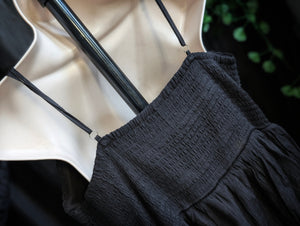Rebellion Black Lace Ruffle Halter Maxi Dress XL