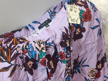 Load image into Gallery viewer, LDLA Purple Floral Tropical Shorts Skirt Skort XL
